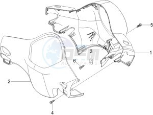 LX 50 4T NL drawing Handlebars coverages