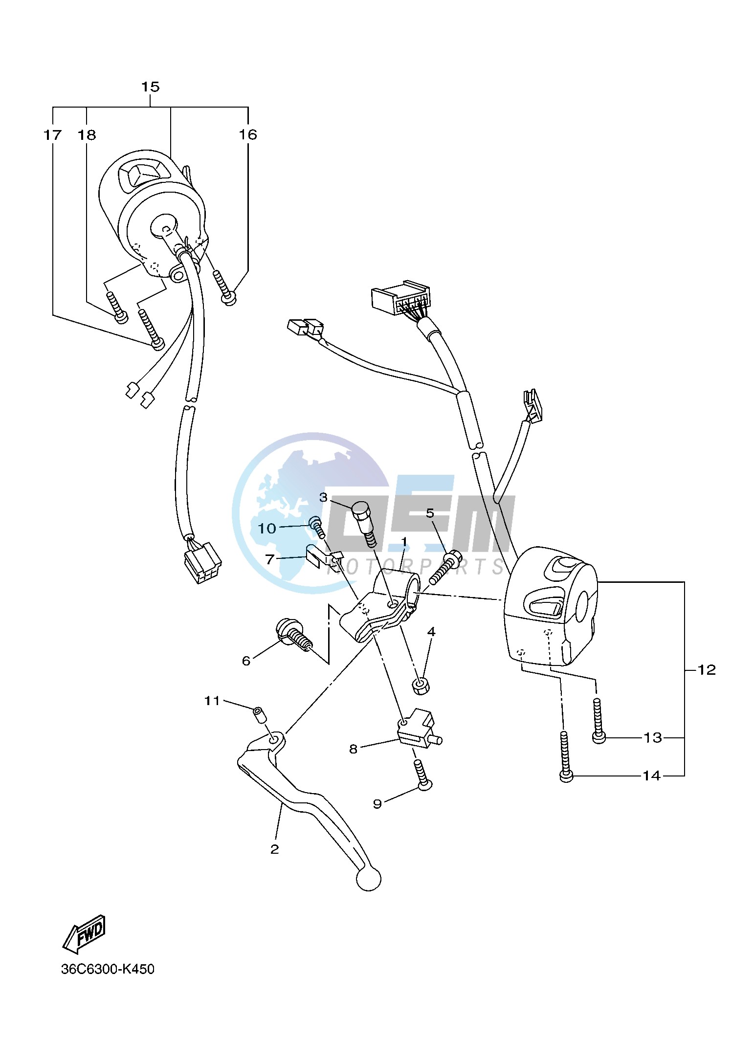 HANDLE SWITCH & LEVER