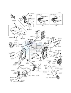 KLX250 KLX250SHF XX (EU ME A(FRICA) drawing Radiator