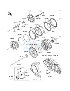 VN 1700 A [VULCAN 1700 VOYAGER] (9FA) A9F drawing CLUTCH