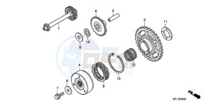 CBR1000RAA Europe Direct - (ED / ABS) drawing STARTING CLUTCH