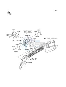 KAF 620 P [MULE 4000] (P9F-PAF) PAF drawing HEADLIGHT-- S- -