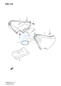 VL800C INTRUDER EU drawing LUGGAGE BOX