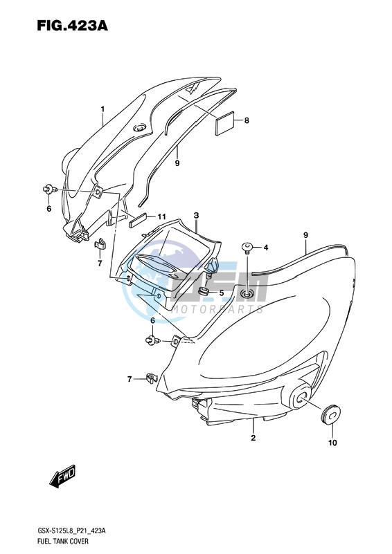 FUEL TANK COVER