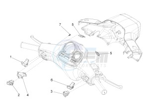 S 125 4T 3V E3 ie Taiwan drawing Selectors - Switches - Buttons