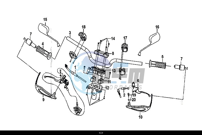 CABLE SWITCH HANDLE LEVER