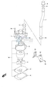 DF 200A drawing Water Pump