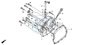 CG125 drawing RIGHT CRANKCASE COVER