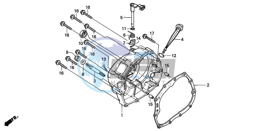 RIGHT CRANKCASE COVER