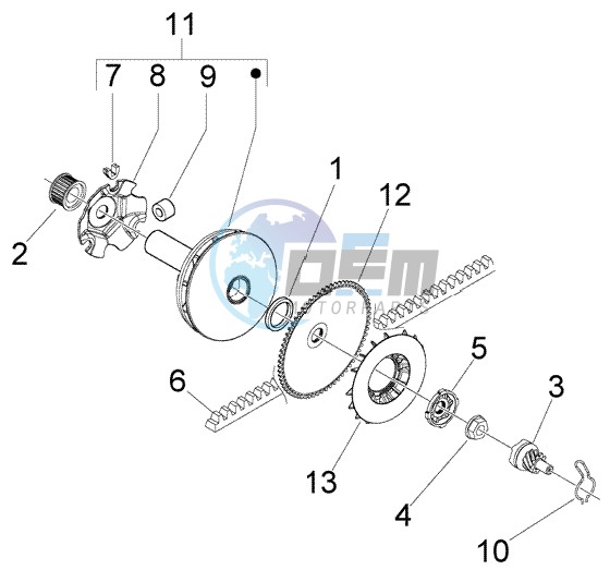 Driving pulley