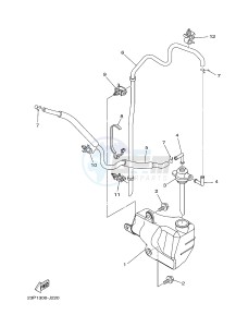 XT1200Z SUPER TENERE ABS (2BSC) drawing TANK RECOVERY