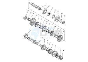 XVS DRAG STAR 125 drawing TRANSMISSION