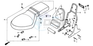 VT600CD 400 drawing SEAT