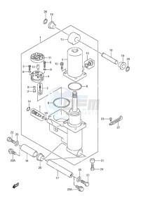 DF 40 drawing Power Trim