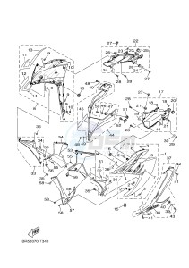 YZF-R3 YZF-R3A 321 R3 (BR53) drawing COWLING 1