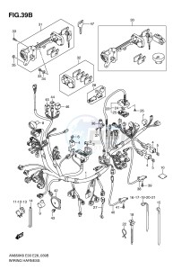 AN650 (E3-E28) Burgman drawing WIRING HARNESS (AN650L0)