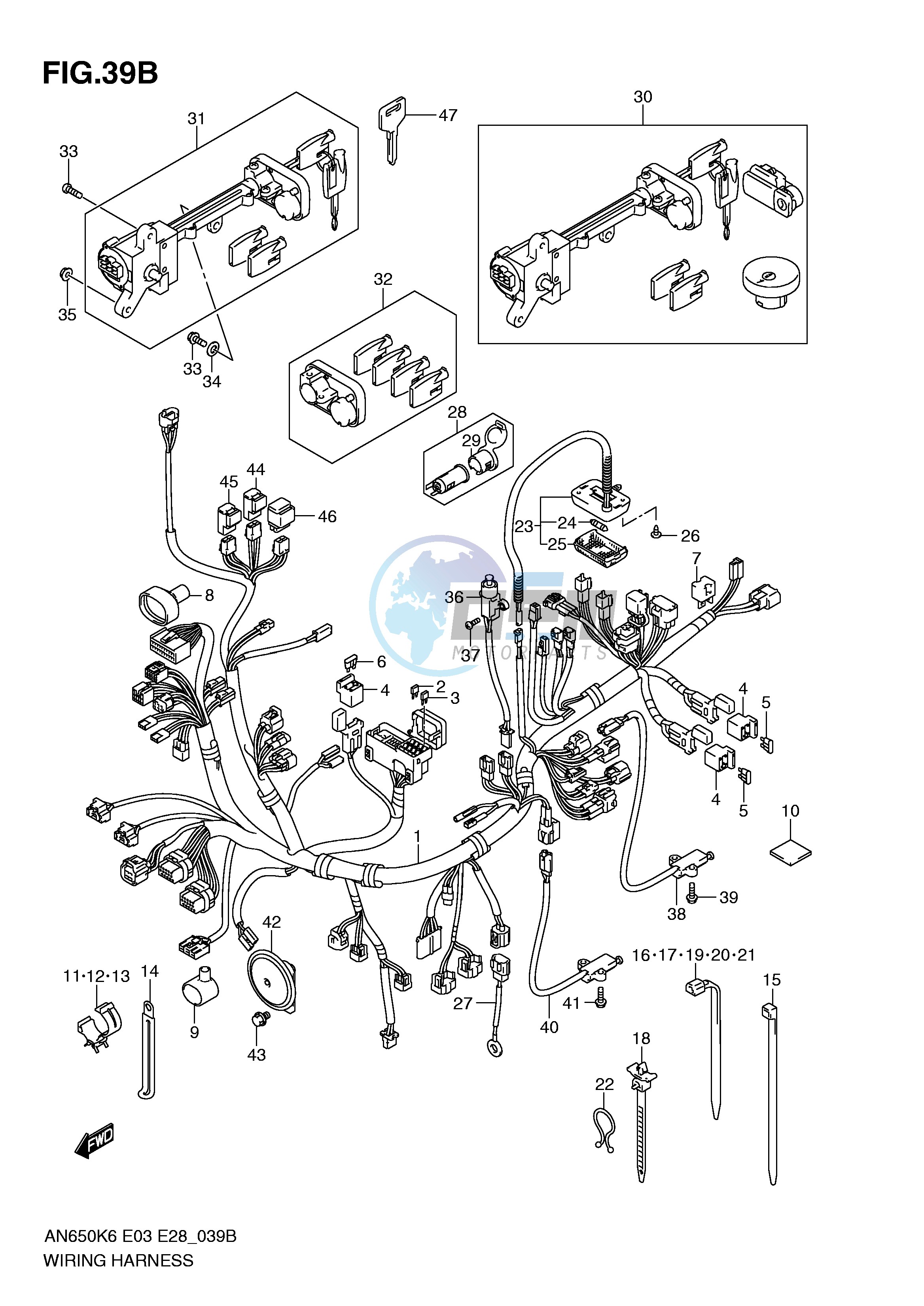 WIRING HARNESS (AN650L0)