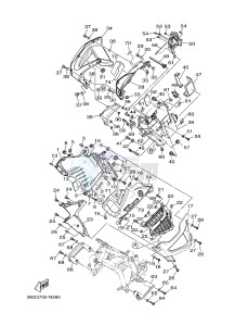 XT1200ZE SUPER TENERE ABS (2KBF) drawing COWLING