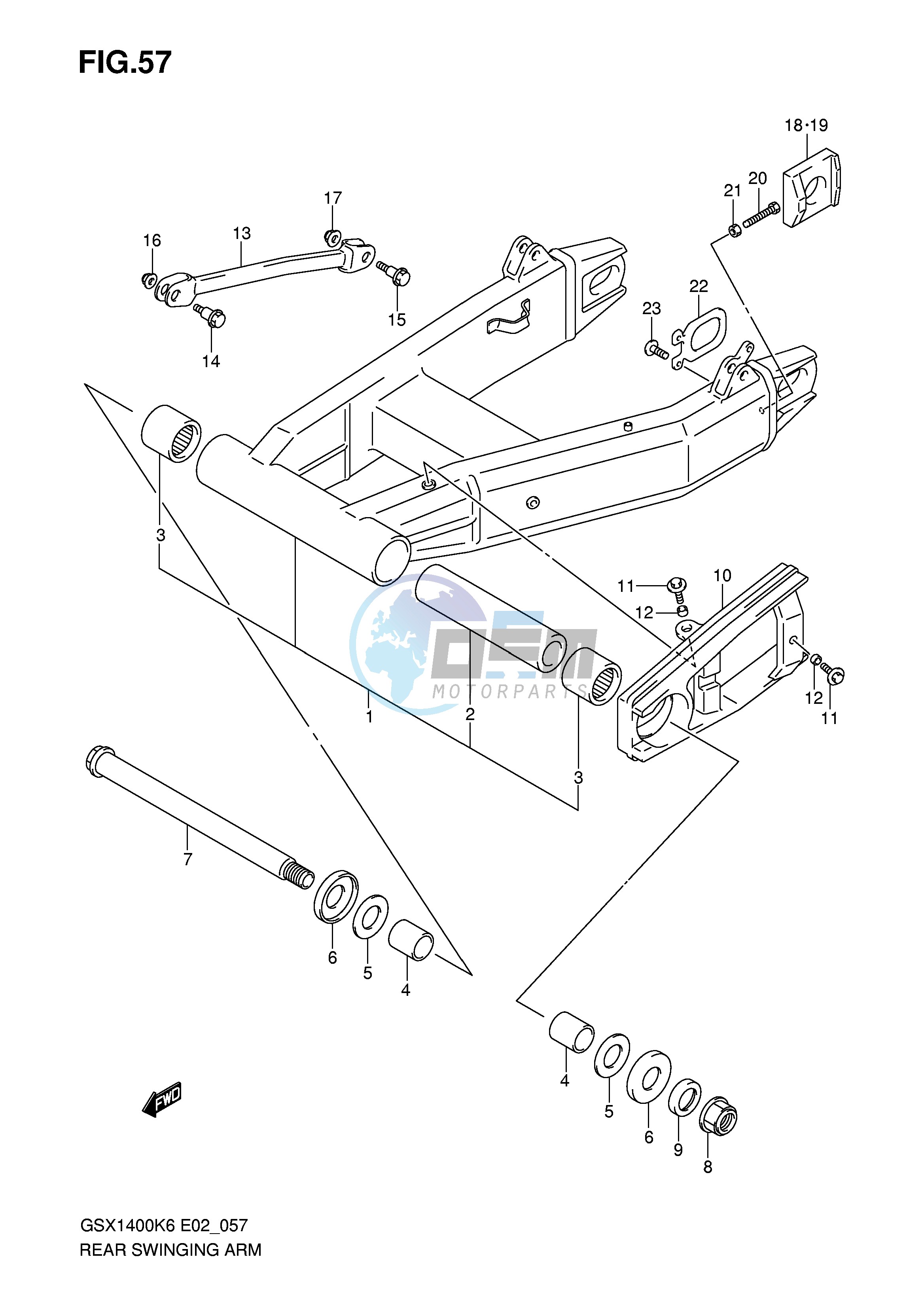 REAR SWINGINGARM