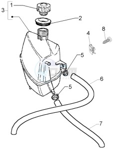 Beverly 250 (USA) USA drawing Expansion tank