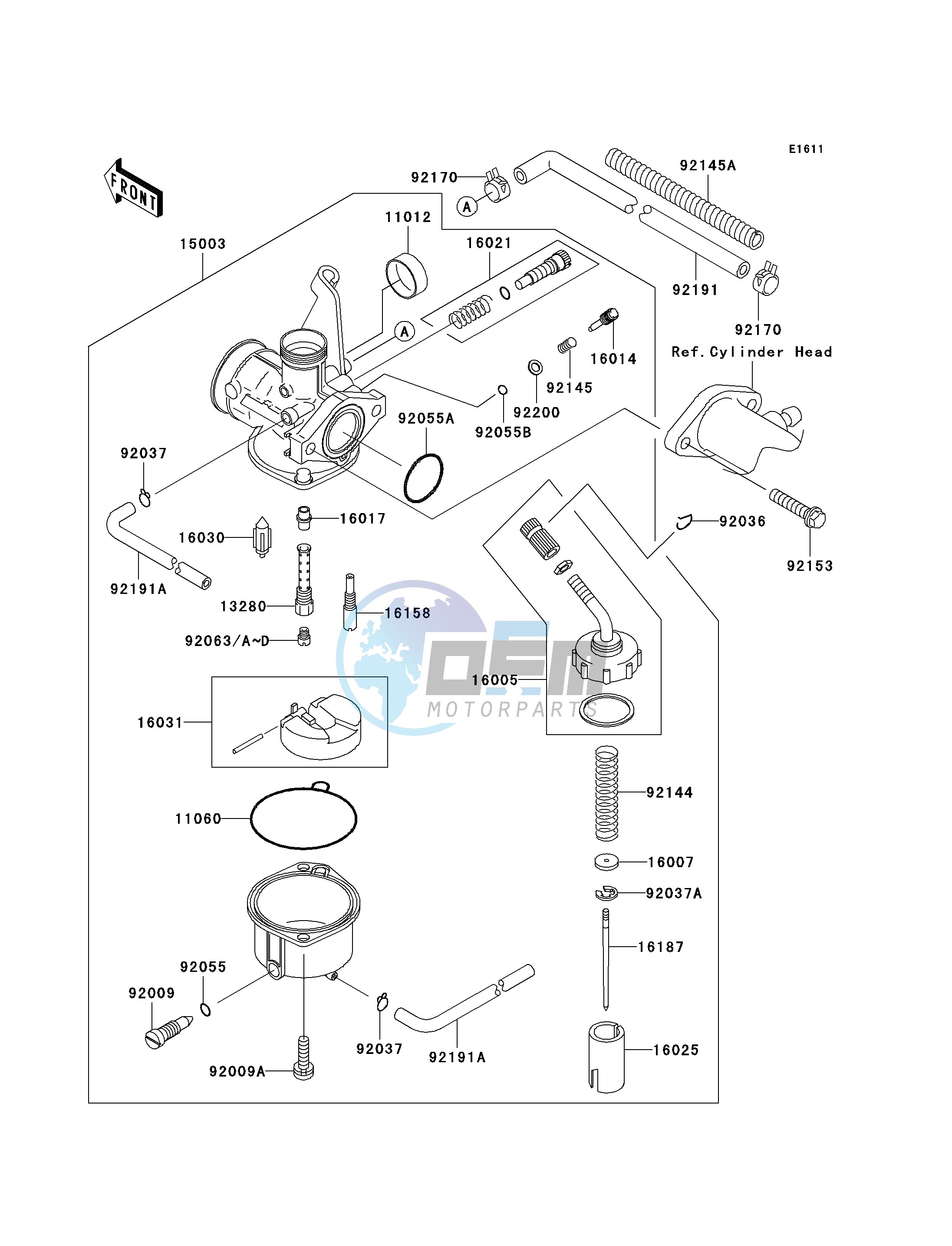 CARBURETOR -- A6F_A7F- --- US- -