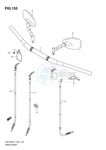 VZR1800 (E2) INTRUDER drawing HANDLEBAR (VZR1800L1 E19)