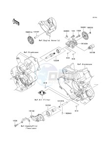 KX 450 D [KX450F] (D7F) D7F drawing OIL PUMP