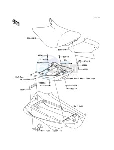 JET SKI ULTRA 260X JT1500E9F EU drawing Seat