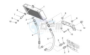 Breva 1200 drawing Oil radiator