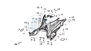 GTS 125I L6 drawing FOOTREST