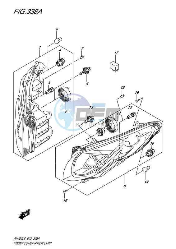 FRONT COMBINATION LAMP