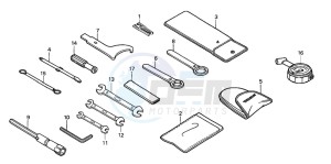 CBF500 drawing TOOLS