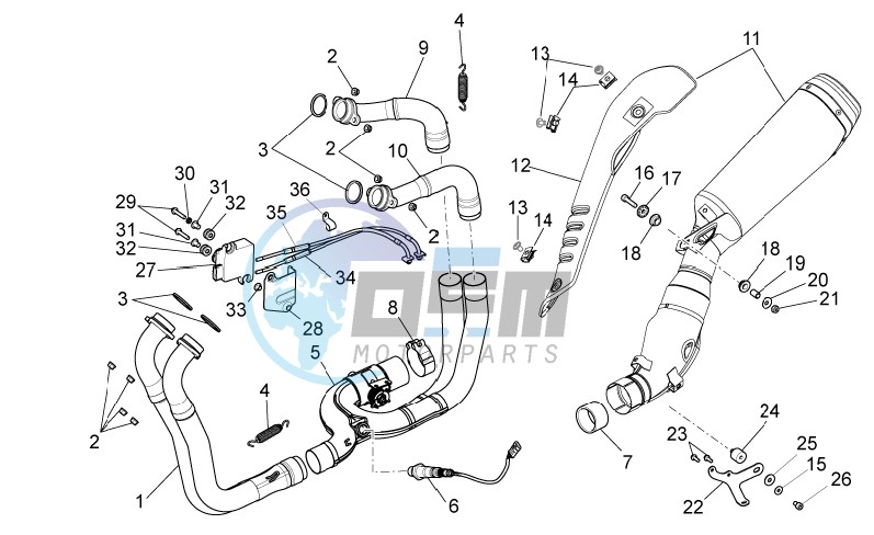 Exhaust pipe I