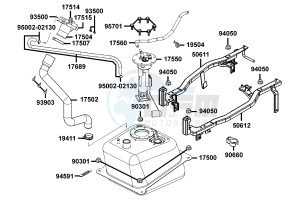 XCITING R500I drawing Fuel  tank