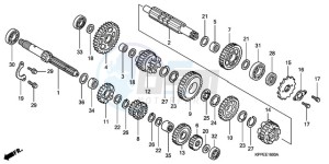 CBR125RW9 Europe Direct - (ED / WH) drawing TRANSMISSION