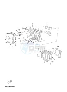 YPR125R XMAX 125 EVOLIS 125 (2DMB 2DMB) drawing CYLINDER