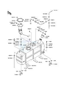 MULE_4010_TRANS_4X4_DIESEL KAF950GDF EU drawing Fuel Tank