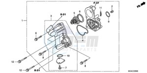 GL1800A UK - (E / MKH) drawing WATER PUMP