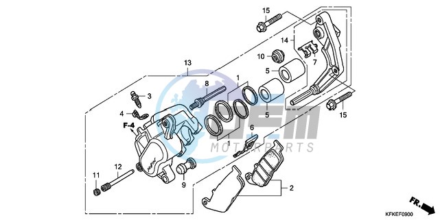 FRONT BRAKE CALIPER