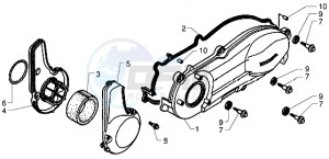 X9 250 drawing Crankcase cover clutch side