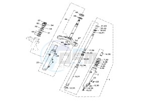 YP R X-MAX 250 drawing FRONT FORK