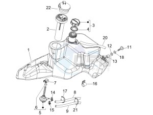 Fly 50 4t (USA) drawing Fuel Tank