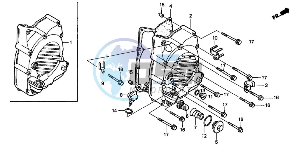 RIGHT CRANKCASE COVER