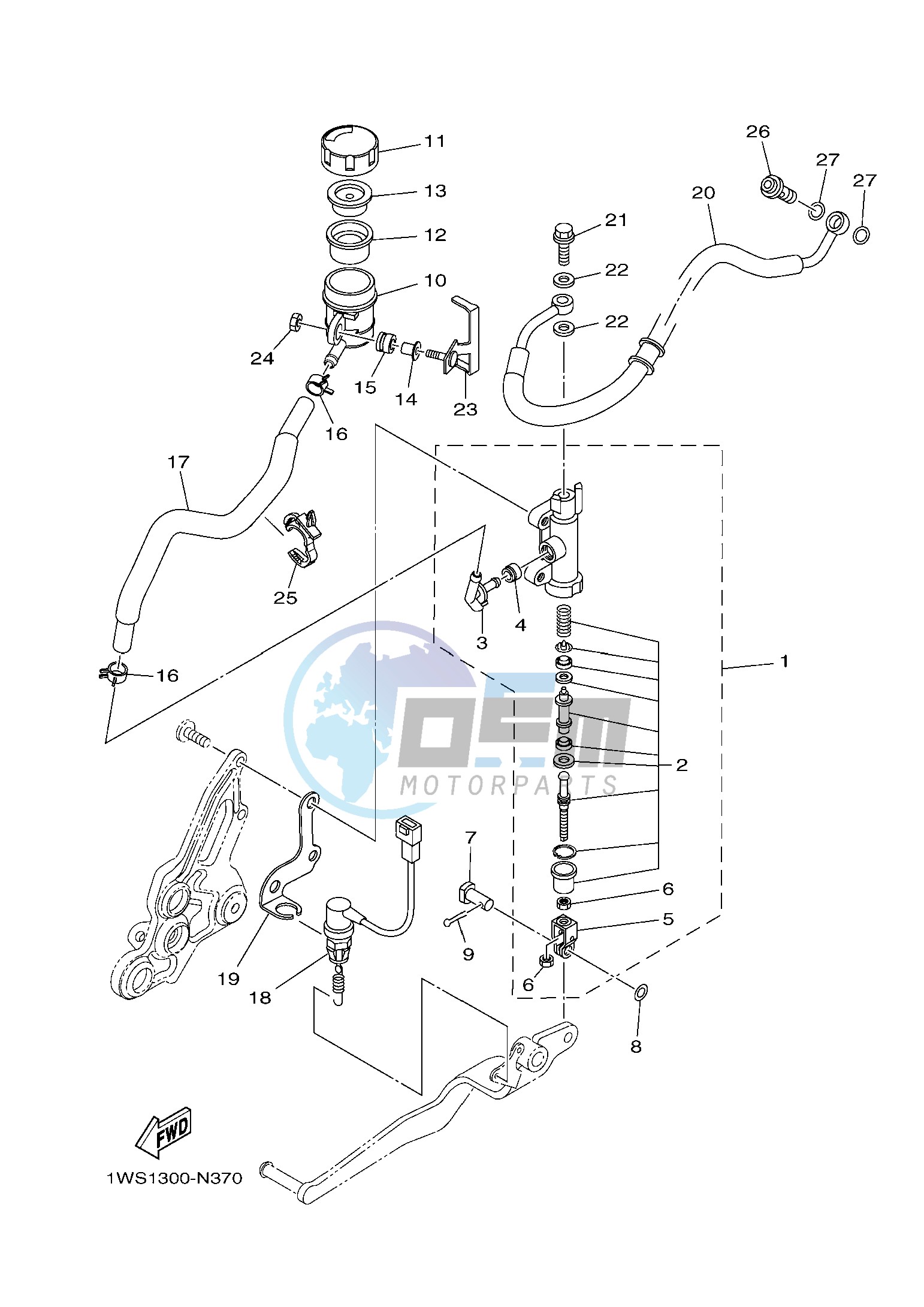 REAR MASTER CYLINDER