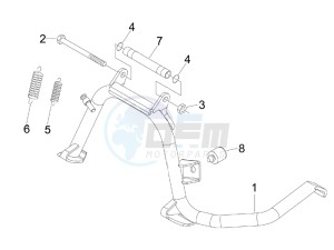 X7 125 ie Euro 3 drawing Stand