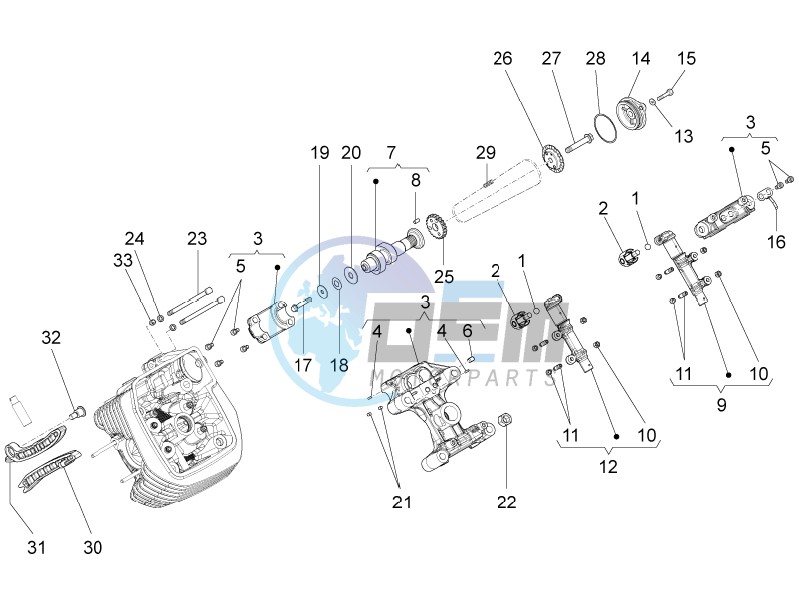 LH cylinder timing system II