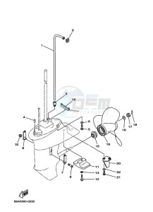 F15AES drawing PROPELLER-HOUSING-AND-TRANSMISSION-2