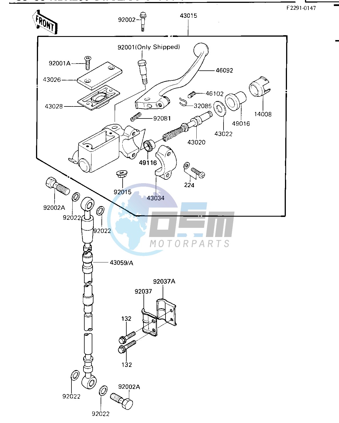 FRONT MASTER CYLINDER