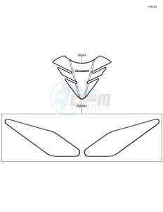 NINJA 650 EX650KJFA XX (EU ME A(FRICA) drawing Accessory(Pads)