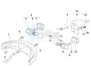 Nexus 300 ie e3 drawing Tail light - Turn signal lamps